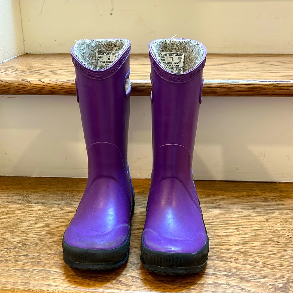 Lined Bogs Waterproof Boots Kids 12